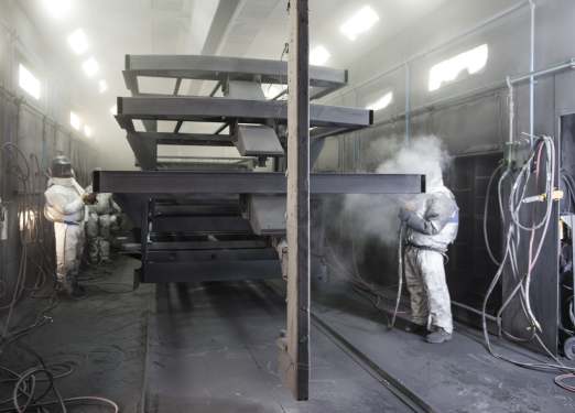 Lippert Plant 19 Chassis Powder Coating Manufacturing